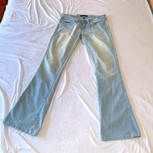 Bebe light blue women’s jeans. Size 25